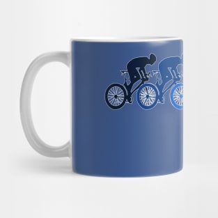 Fight. To. The. Line. For the cyclist. For the competitor. Mug